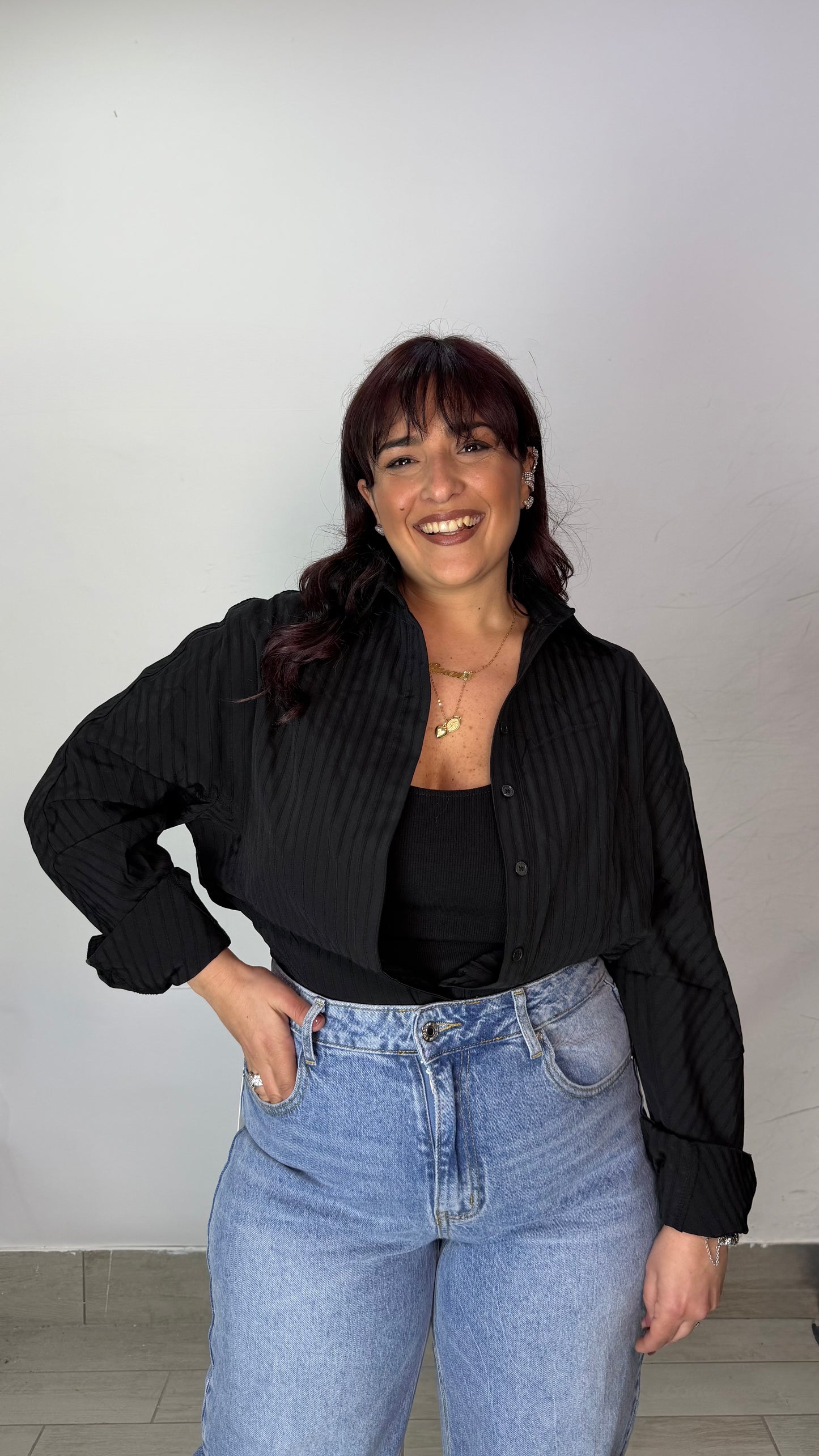 Camicia Mercoledì con body e canotta 19332