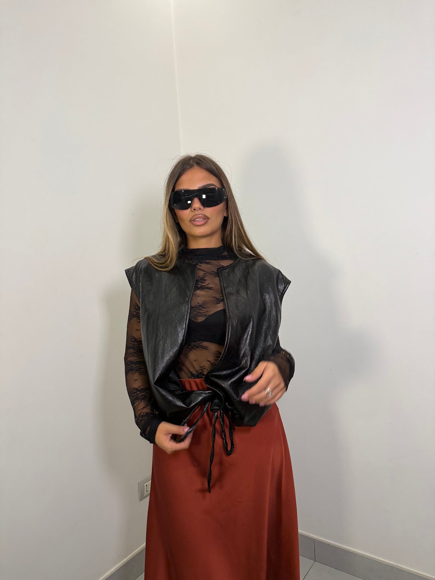 Gilet Rock ecopelle 2615