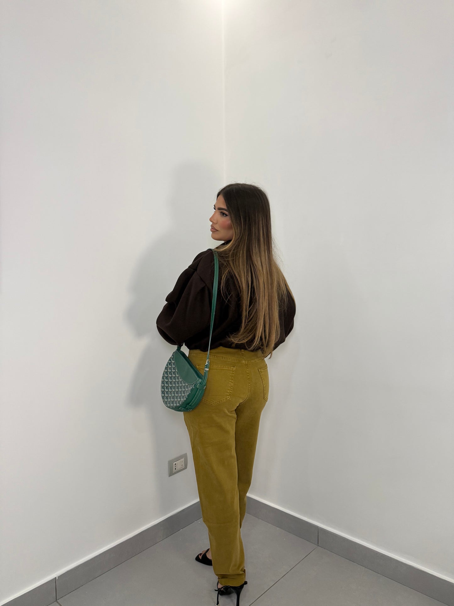 Jeans Mostard Senape YD8197-1