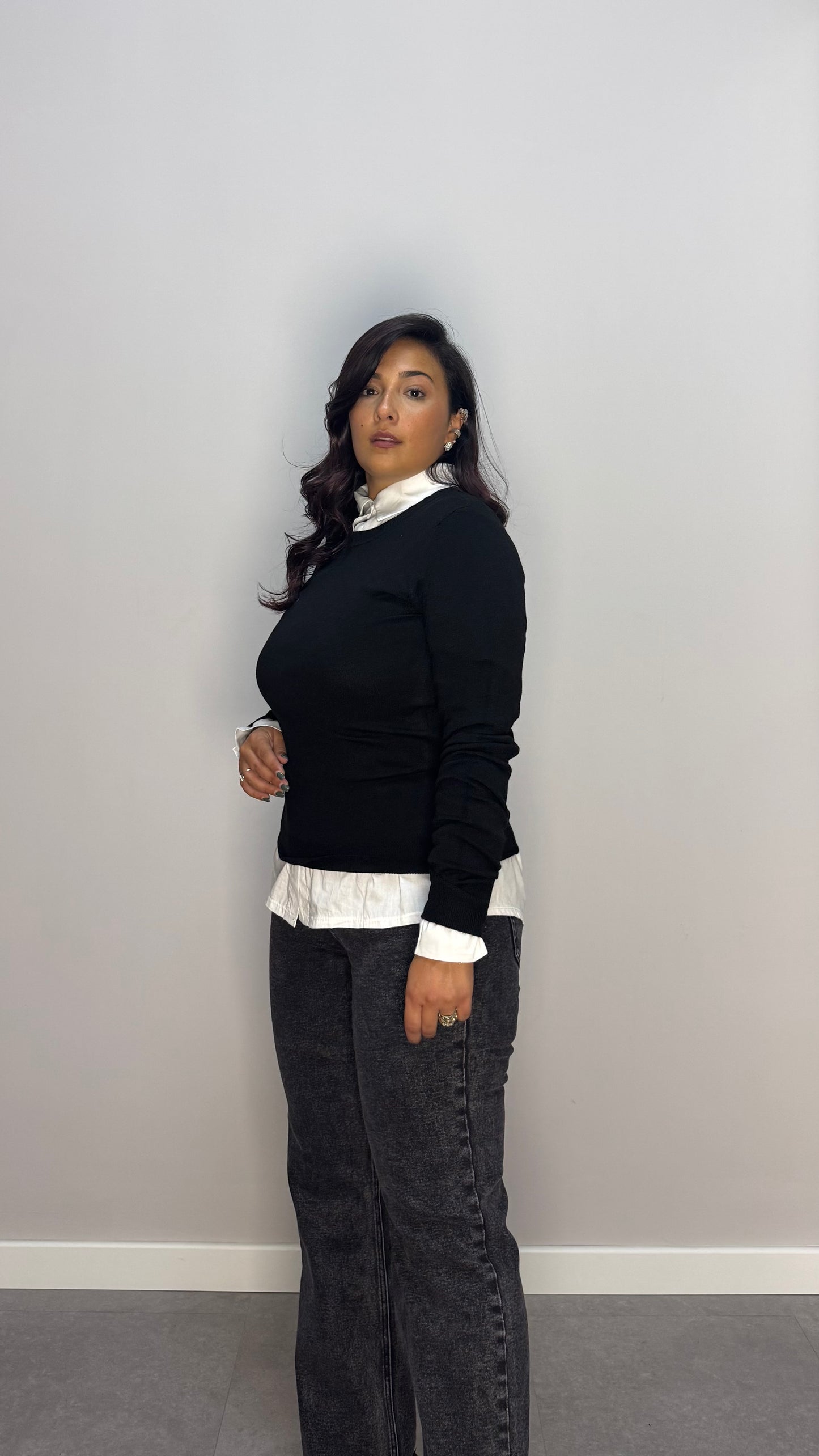 Pullover Softy Nero 0801