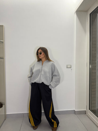 Pantalone in tuta ballons Adid con strisce Gialle HX7626