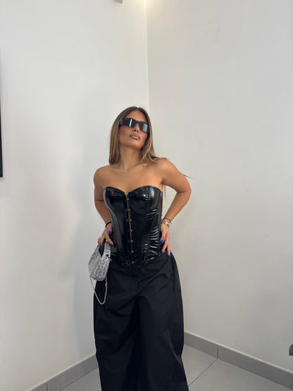 Top Black Widow steccato 3033