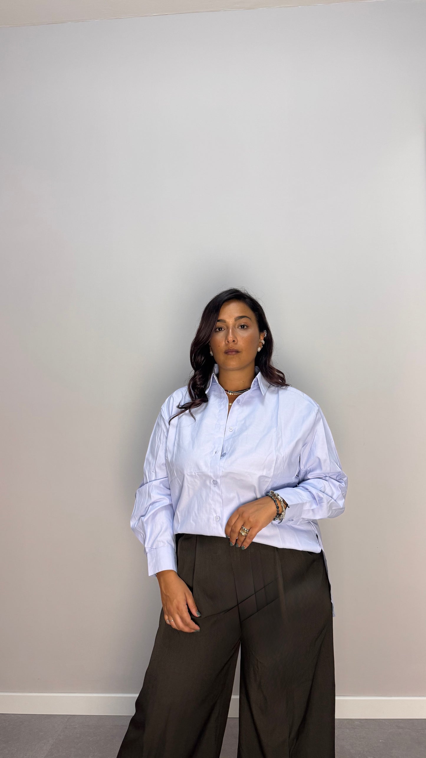 Camicia Oxford Azzurra G322