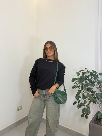 T-shirt Helena Blu con spalline F0638