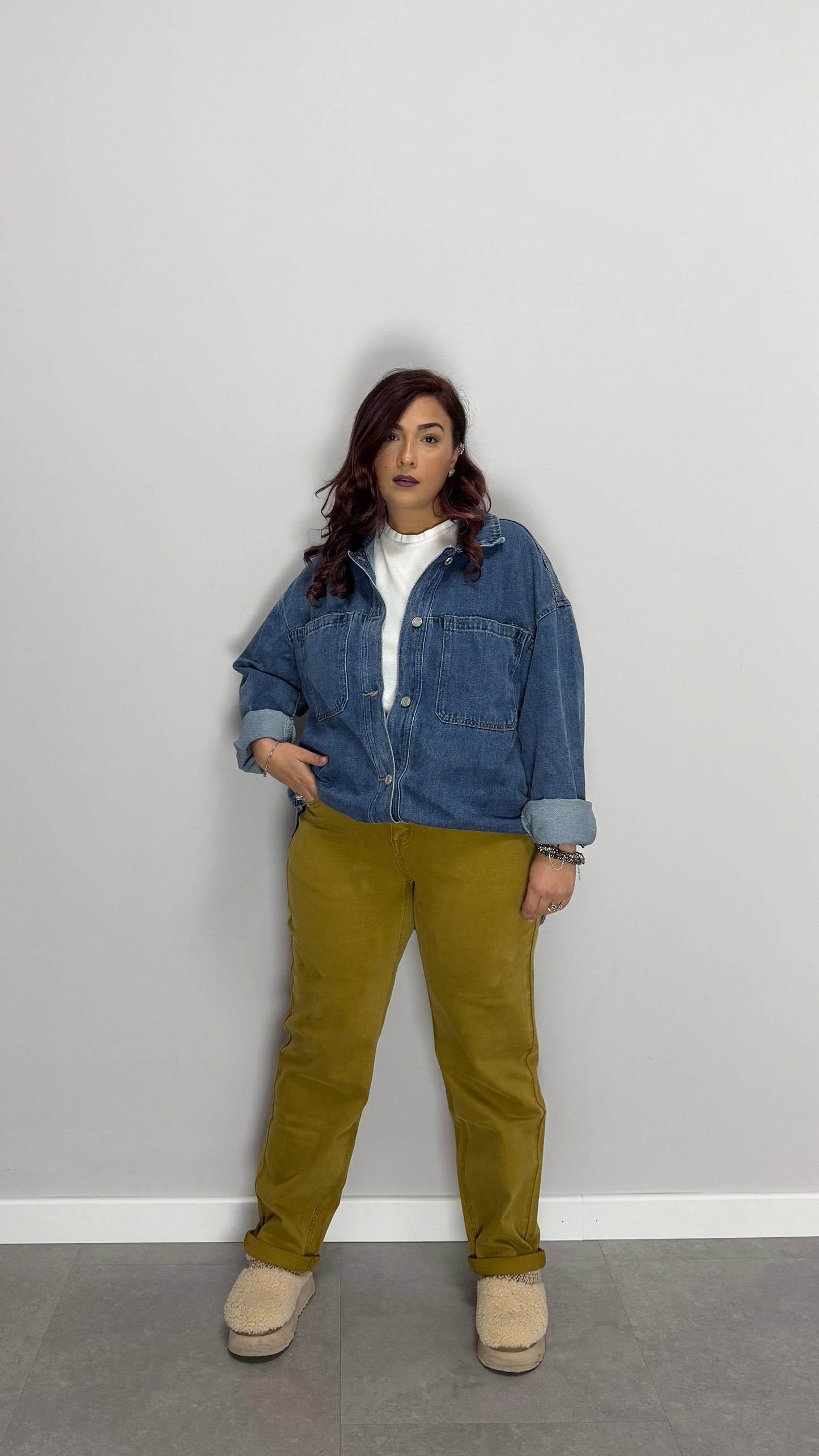 Jeans Mostard Senape YD8197-1