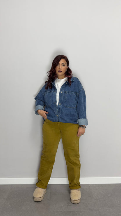 Jeans Mostard Senape YD8197-1