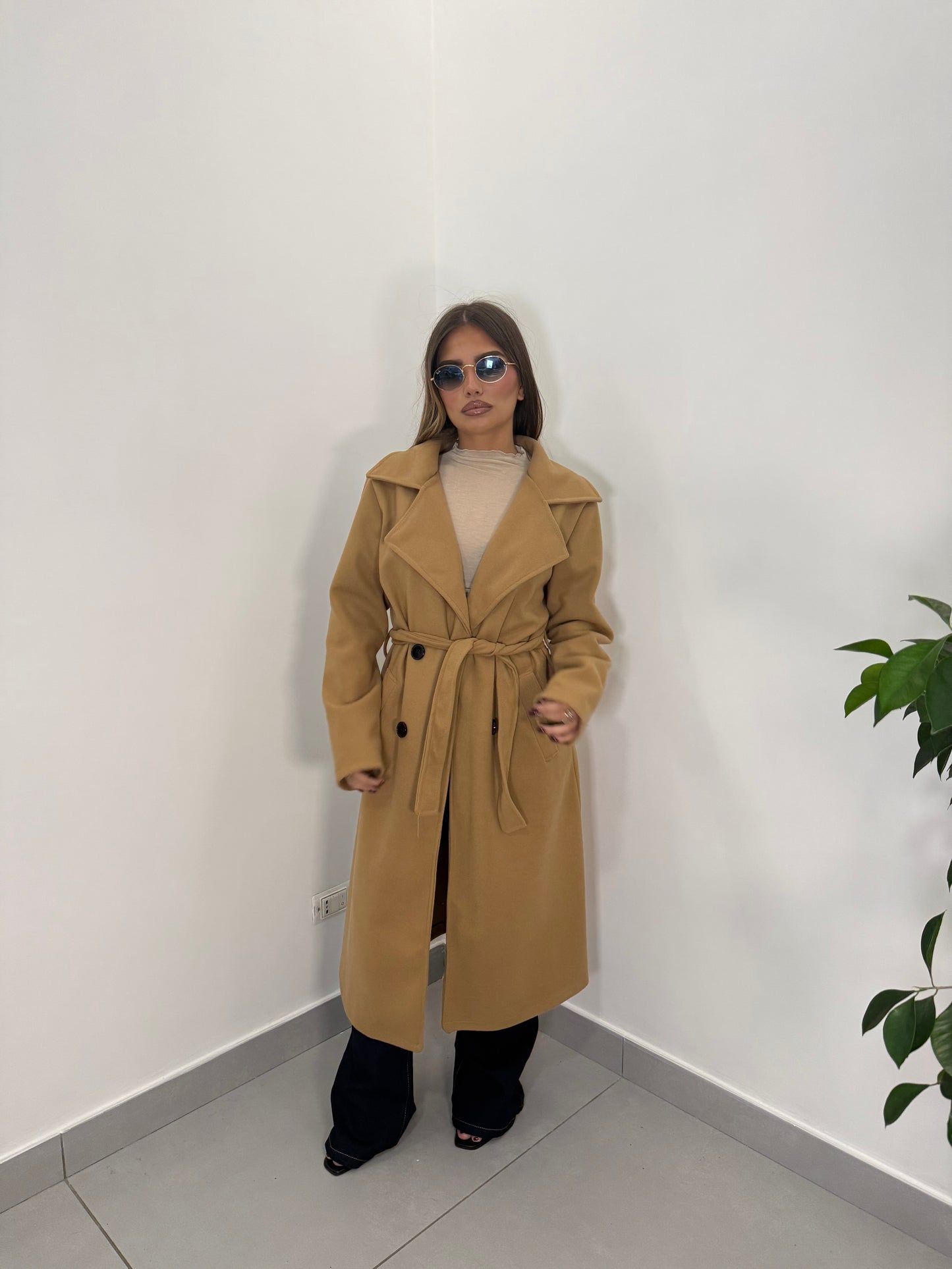 Cappotto Metropoli Cammello 8505