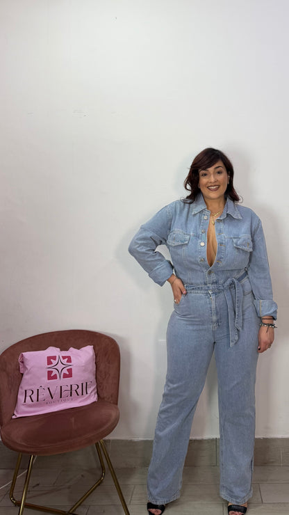 Salopette Fuel in Denim M0288