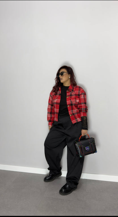 Camicia Suave Flanella Rossa CF44