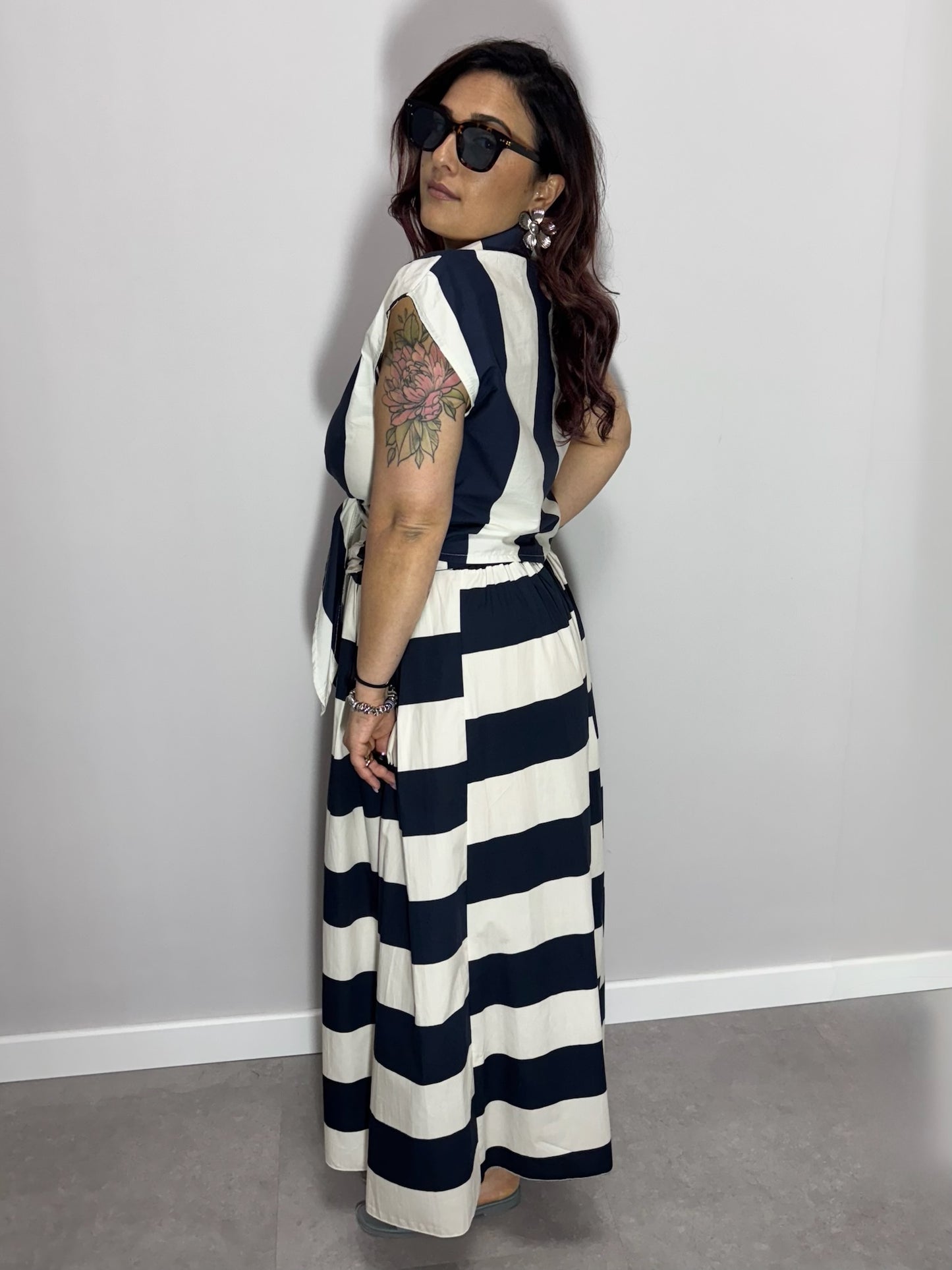 COORDINATO SINDY blu e bianco 891301