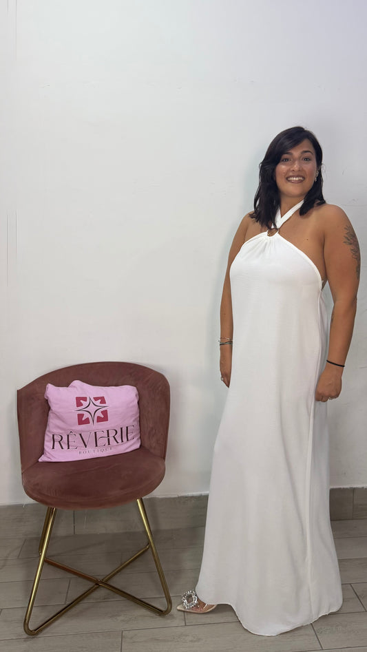 Dress Halo Bianco con Anello 44DB