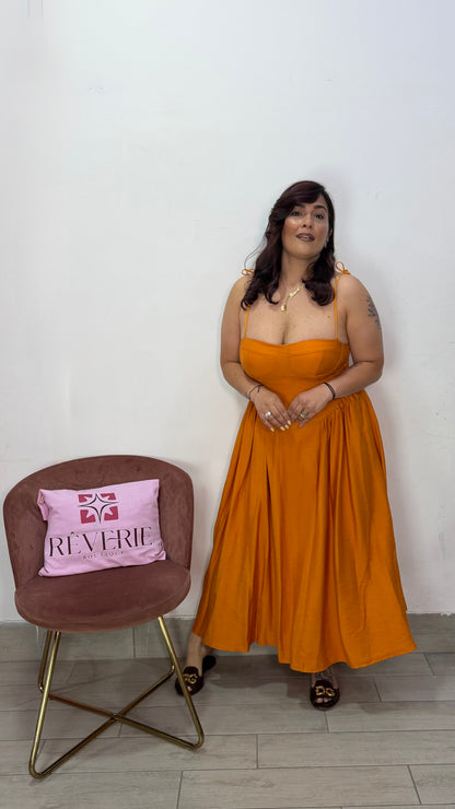 Dress Flora Arancio 6005