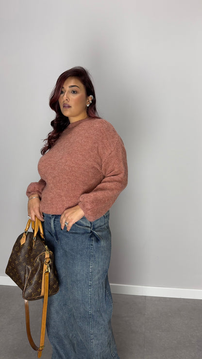 Maglioncino Flow Rosa in lana Ds2412