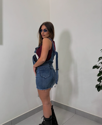 VESTITINO SALOPETTE JEANS CY 12