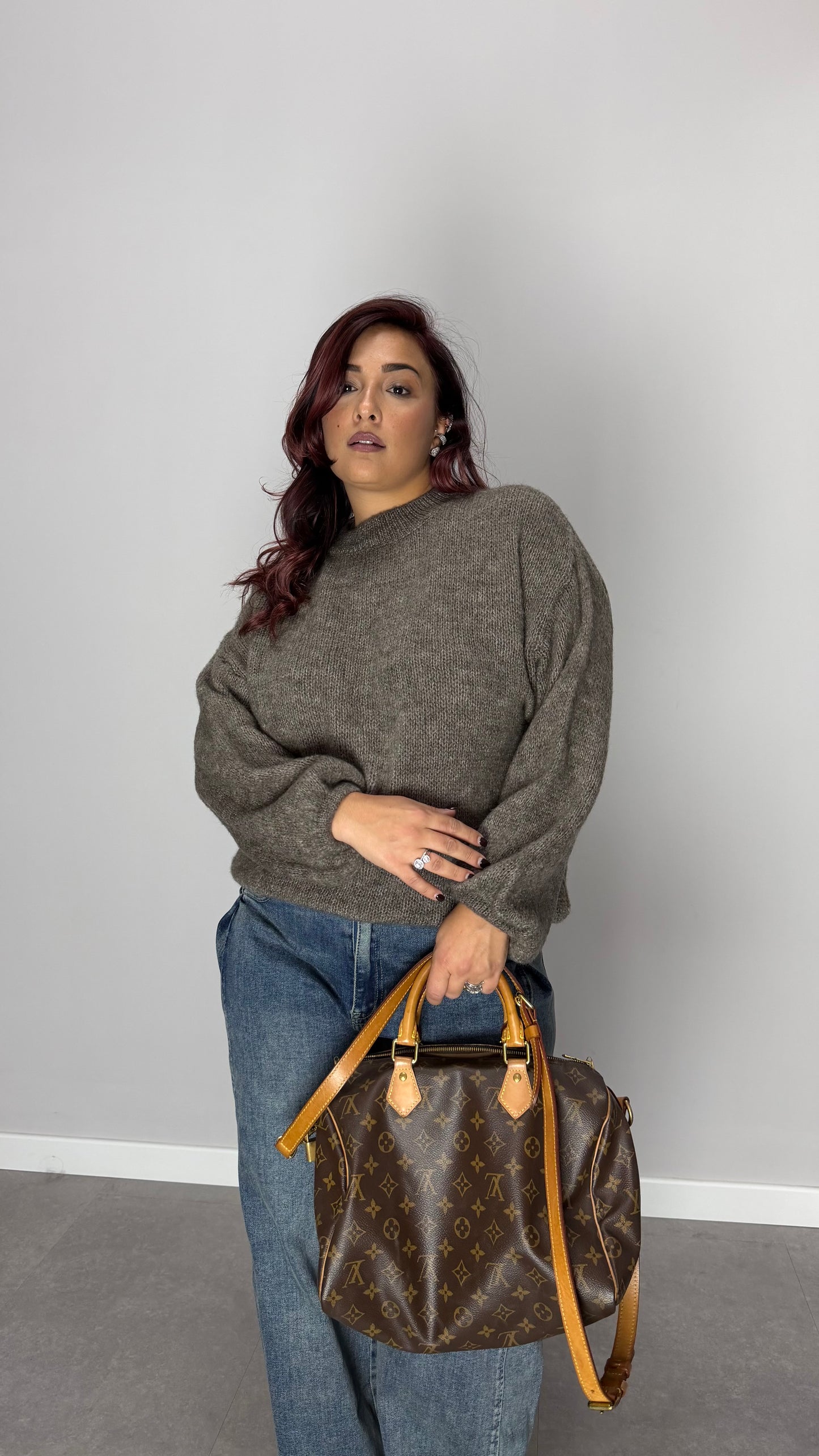 Maglioncino Flow Fango in Lana Ds 2412