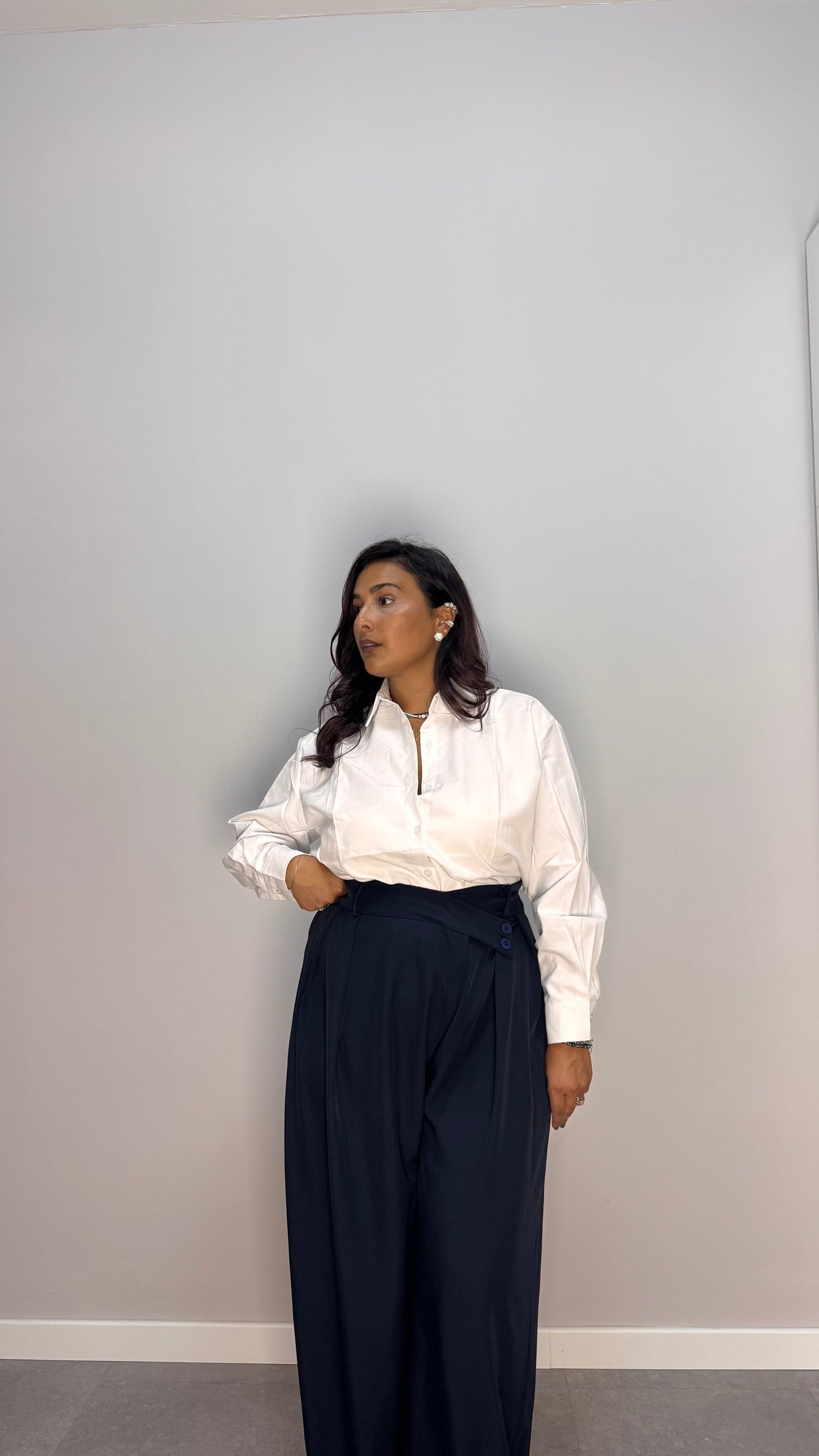 Camicia Oxford bianca G322