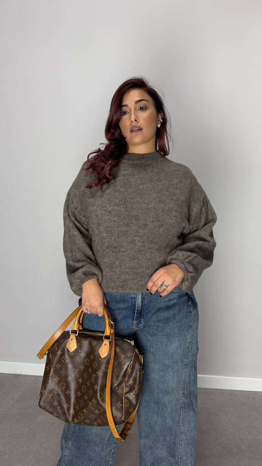 Maglioncino Flow Fango in Lana Ds 2412