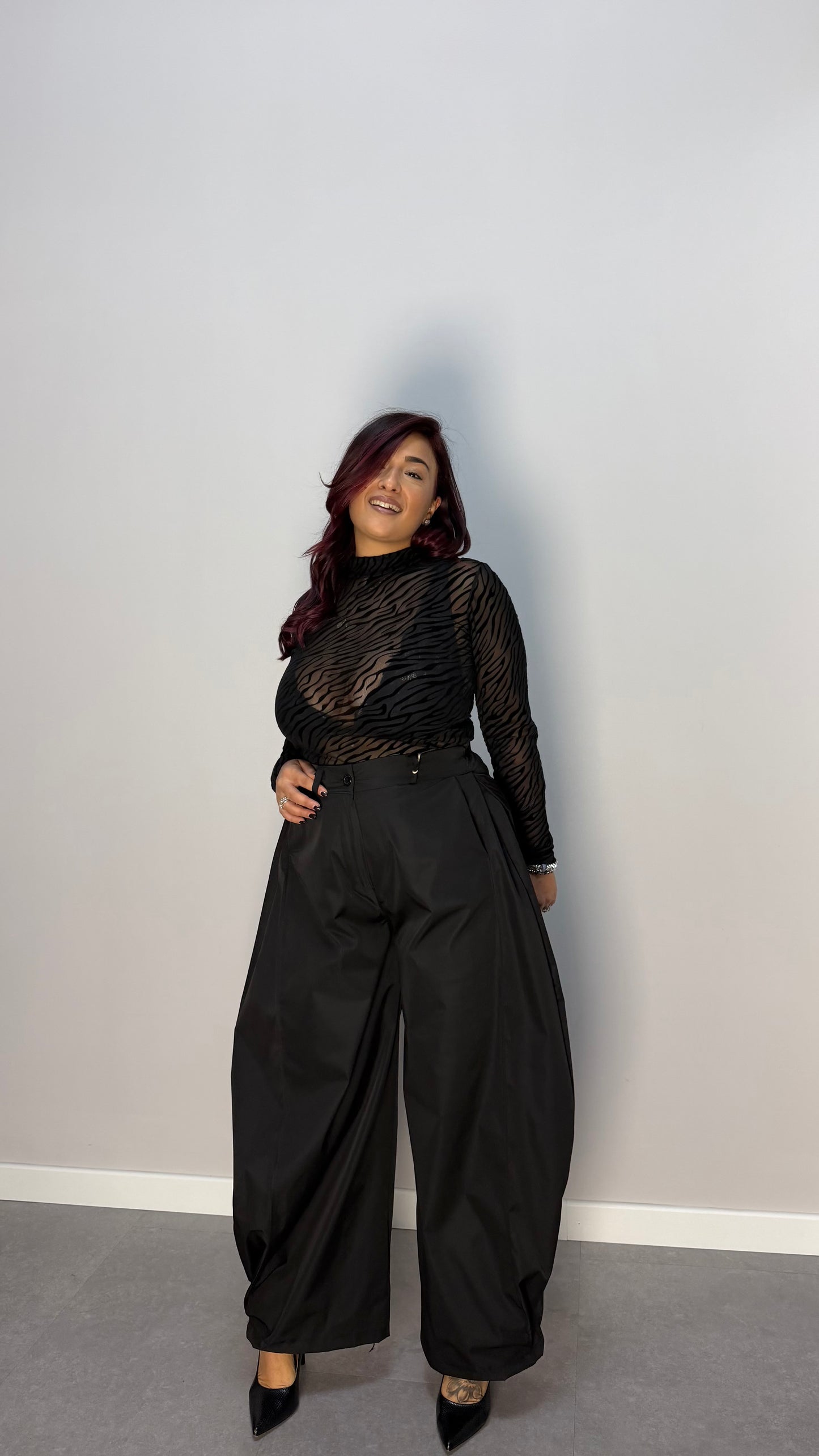 Body Veleid Zebra nero 16558