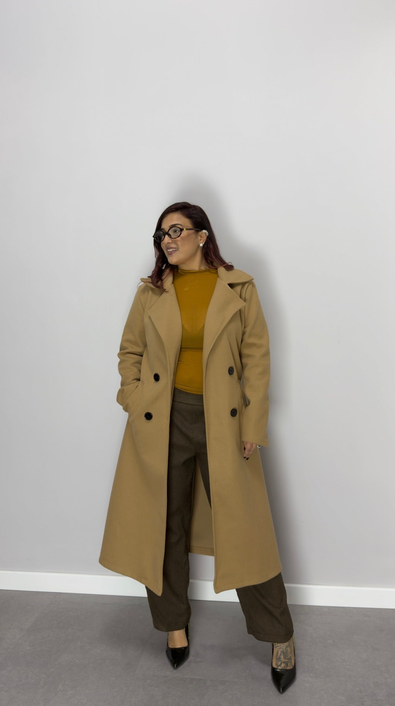 Cappotto Metropoli Cammello 8505