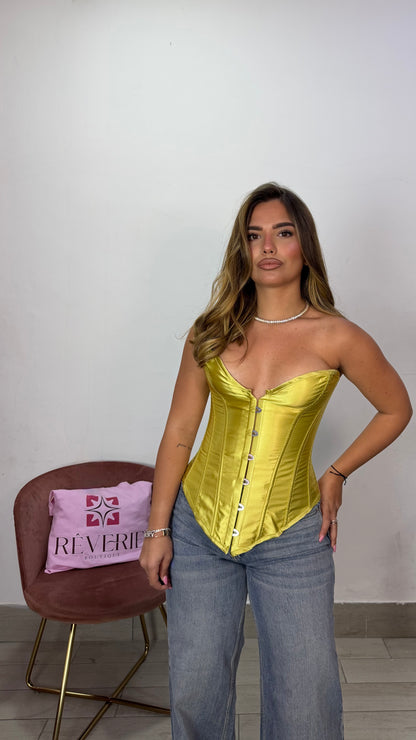 Top Corsetto Blair Giallo 6908