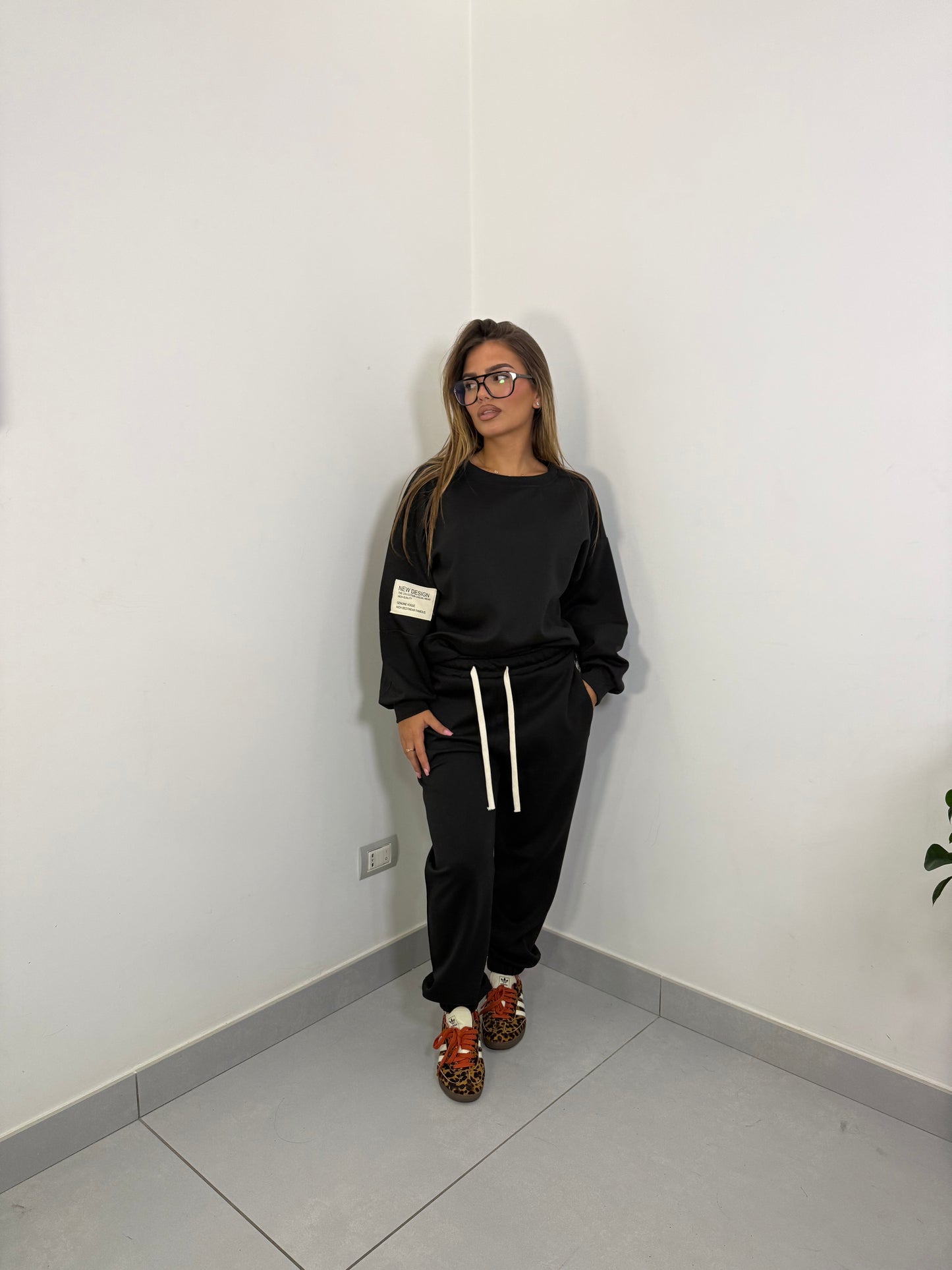 Coordinato Comfy Nero 9875