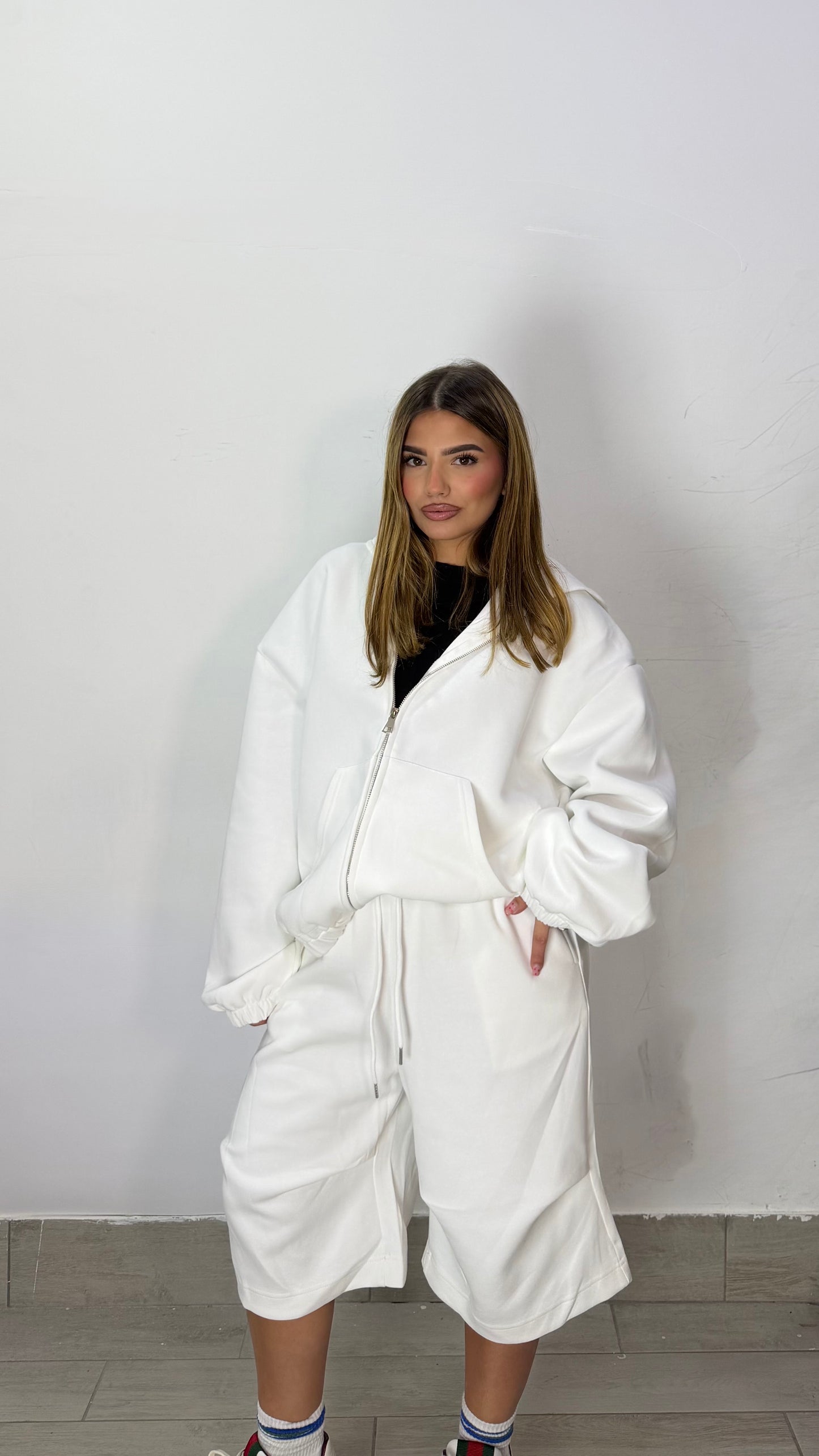 Coordinato Midtown in Tuta Bianco W50162