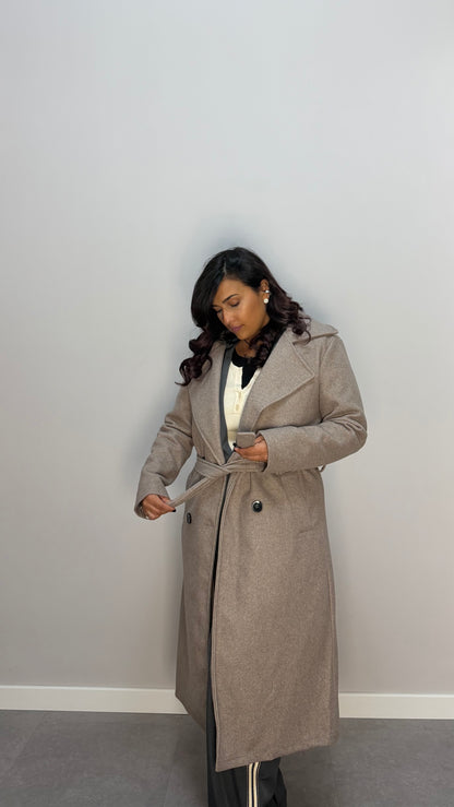 Cappotto metropoli beige 8505