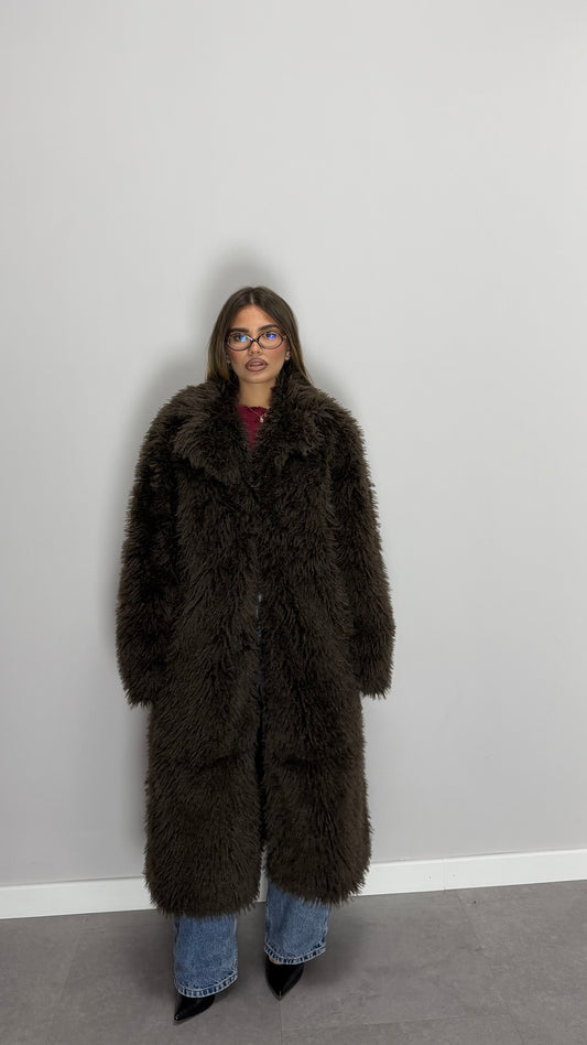 Ecofur Mongolia Marrone Lunga 66056