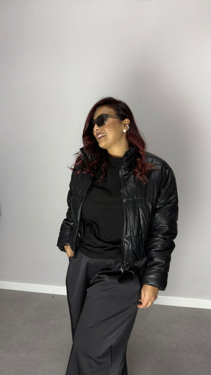 Bomber Bomi Ecopelle Nero 21212