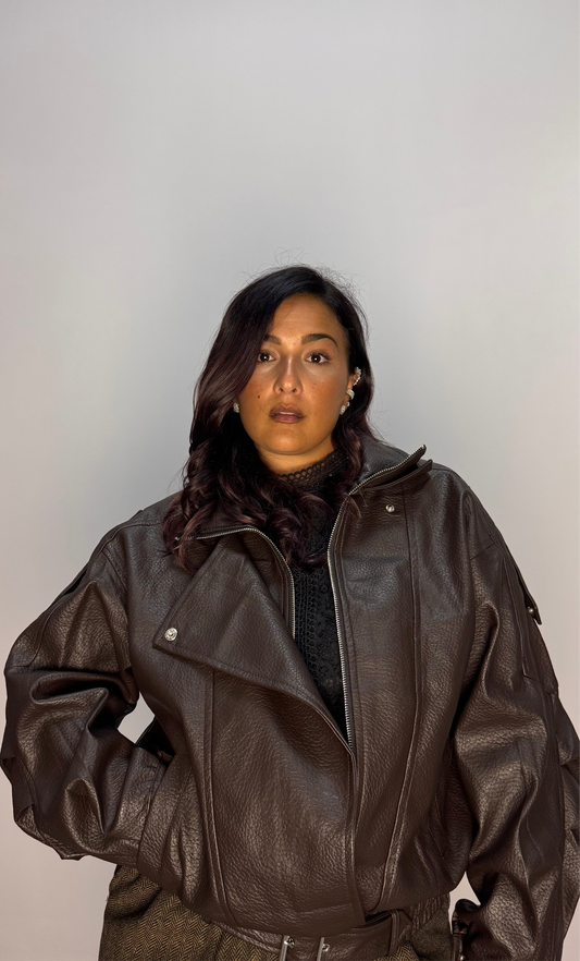 Giacca BikerBrown 2887