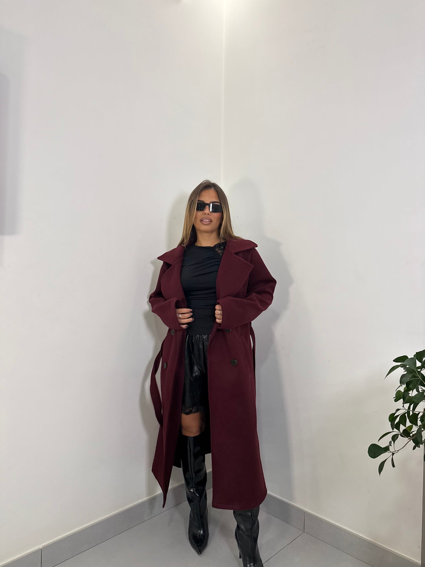 Cappotto Metropoli Bordeaux 8505