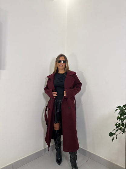 Cappotto Metropoli Bordeaux 8505