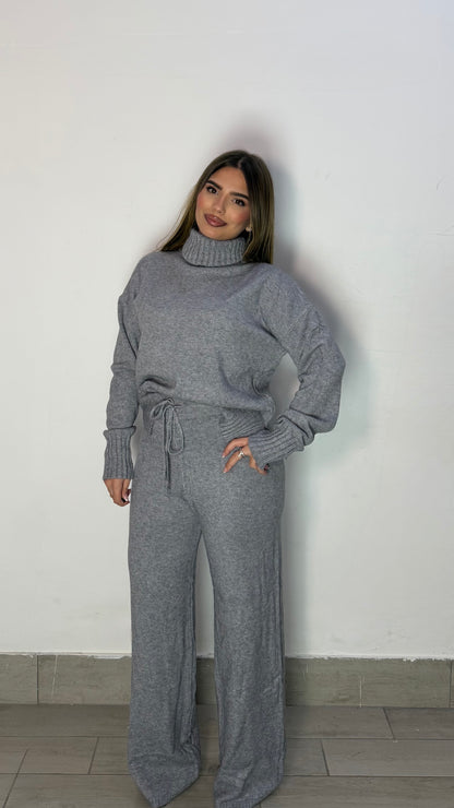 Coordinato Lovely 2.0 Grigio in Lana AL016