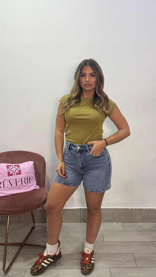 Jeans Shorts Levia in Denim con tasche MP2268