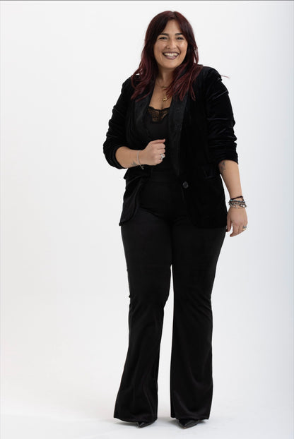 Pantalone Nera Velvet 82148