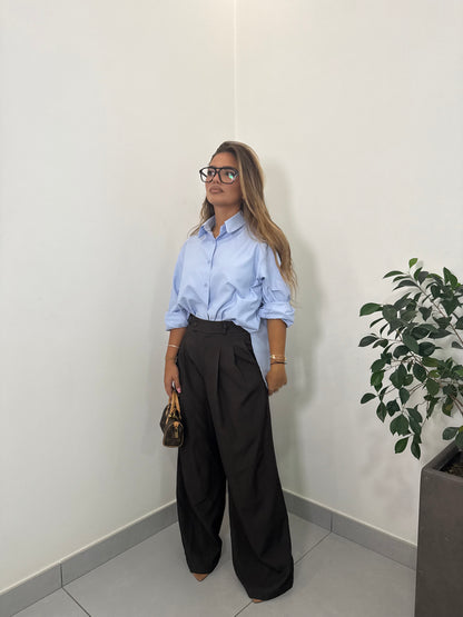 Camicia Oxford Azzurra G322