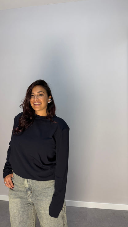 T-shirt Helena Blu con spalline F0638