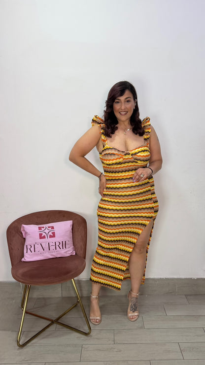 Dress Chora in Maglina Giallo 26710