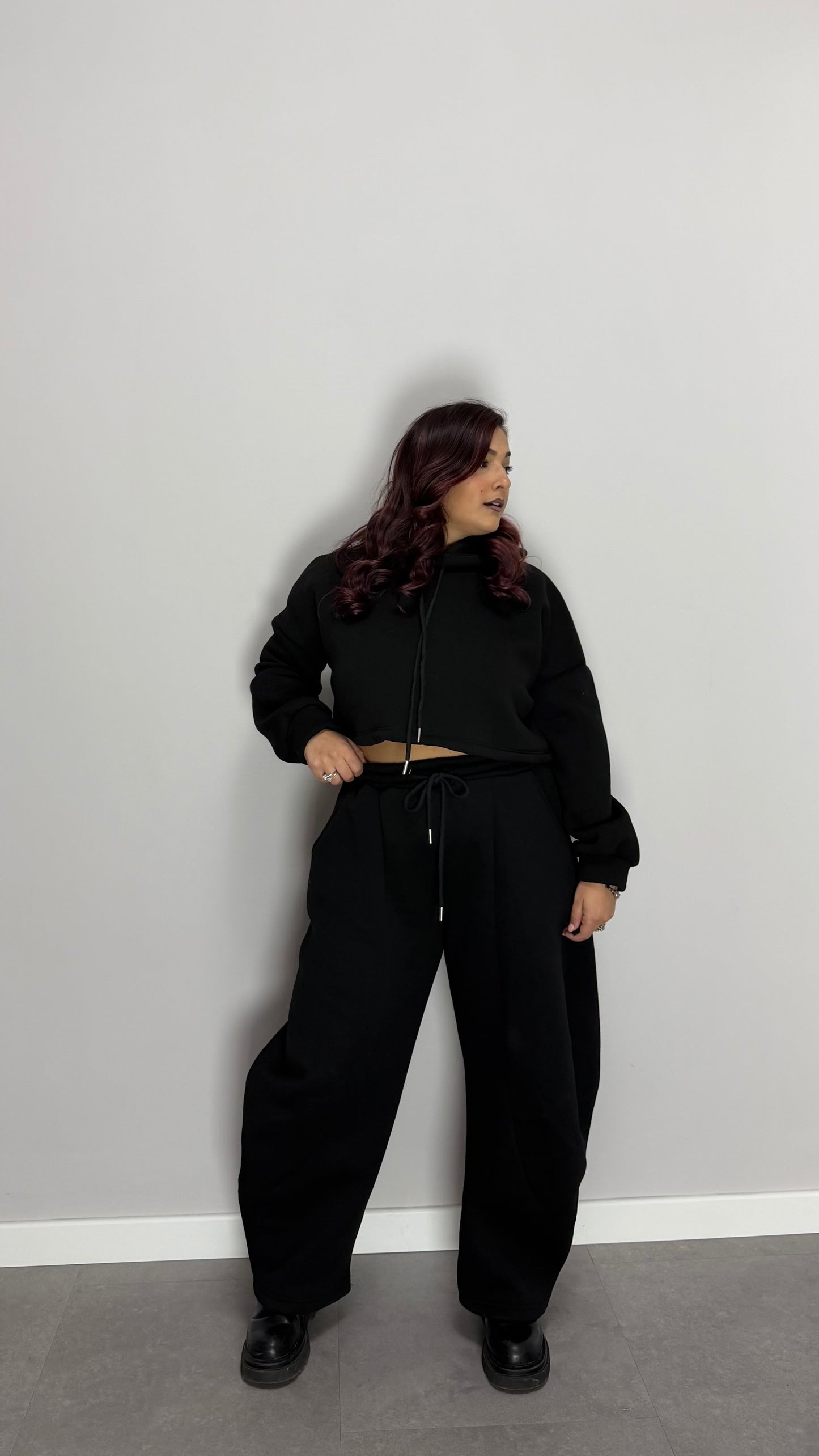 Pantalone in Tuta Felpato BellaBalloon Nero MAR66685