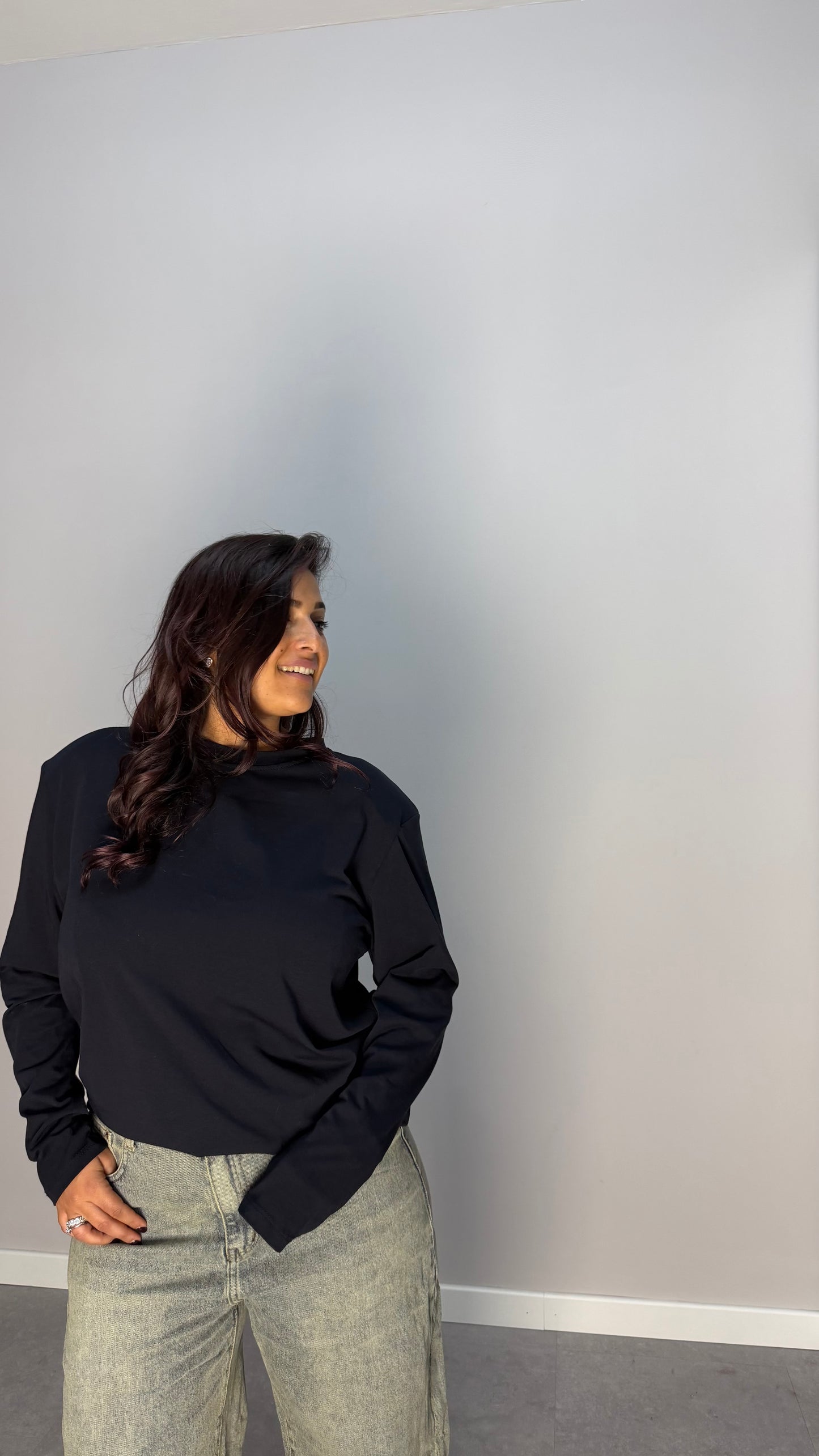 T-shirt Helena Blu con spalline F0638