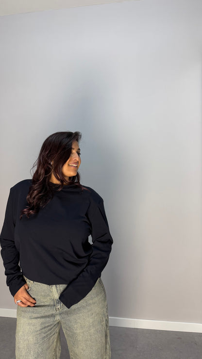 T-shirt Helena Blu con spalline F0638