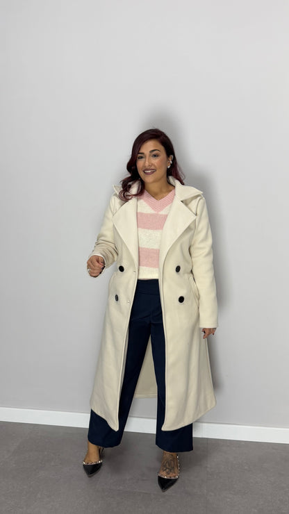 Cappotto Metropoli Panna 8505
