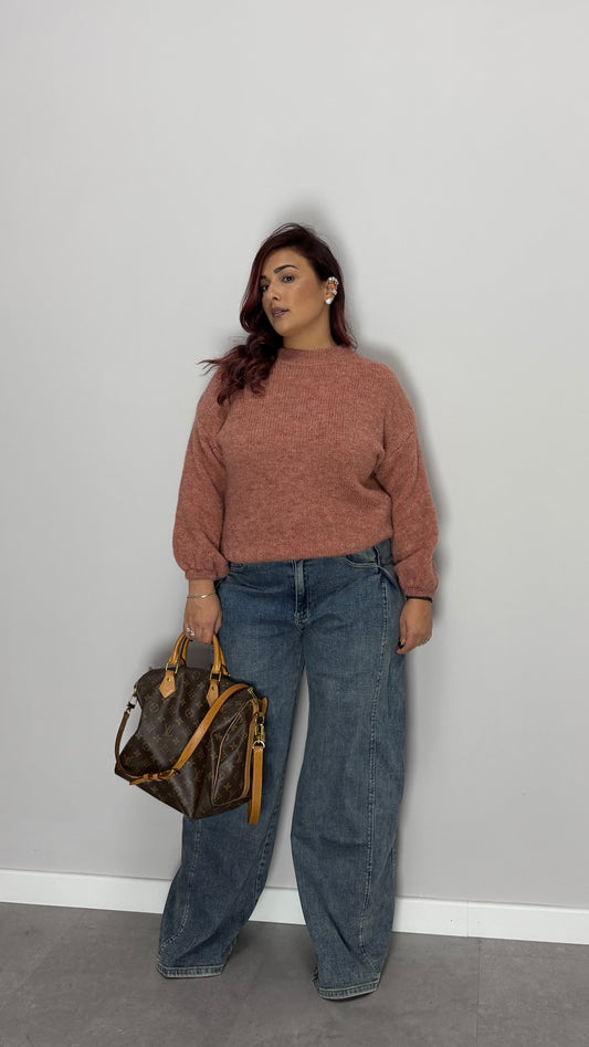 Maglioncino Flow Rosa in lana Ds2412