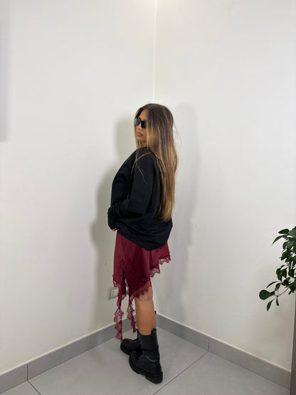 Gonna Mini romance bordeaux 14287