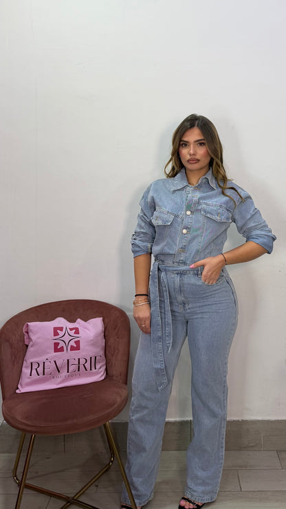 Salopette Fuel in Denim M0288