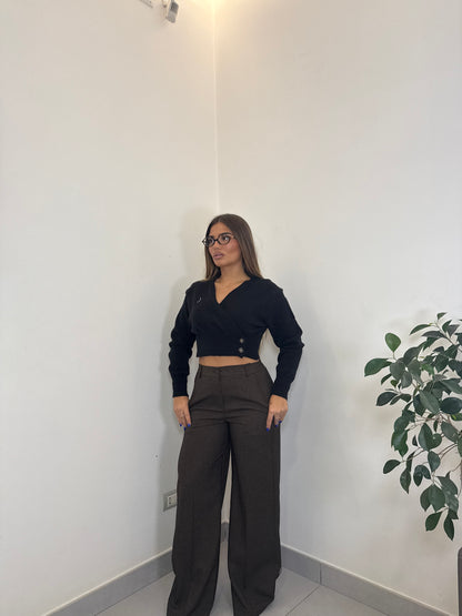 Pantalone Studios marrone top quality CR11304