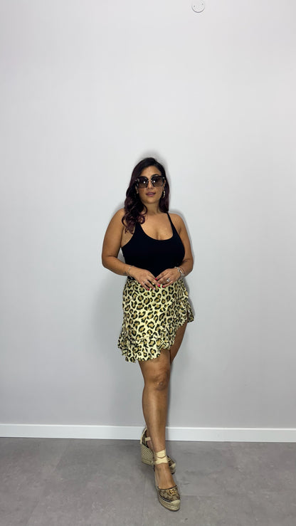 gonna portafoglio maculato