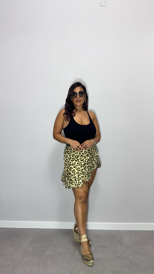 gonna portafoglio maculato