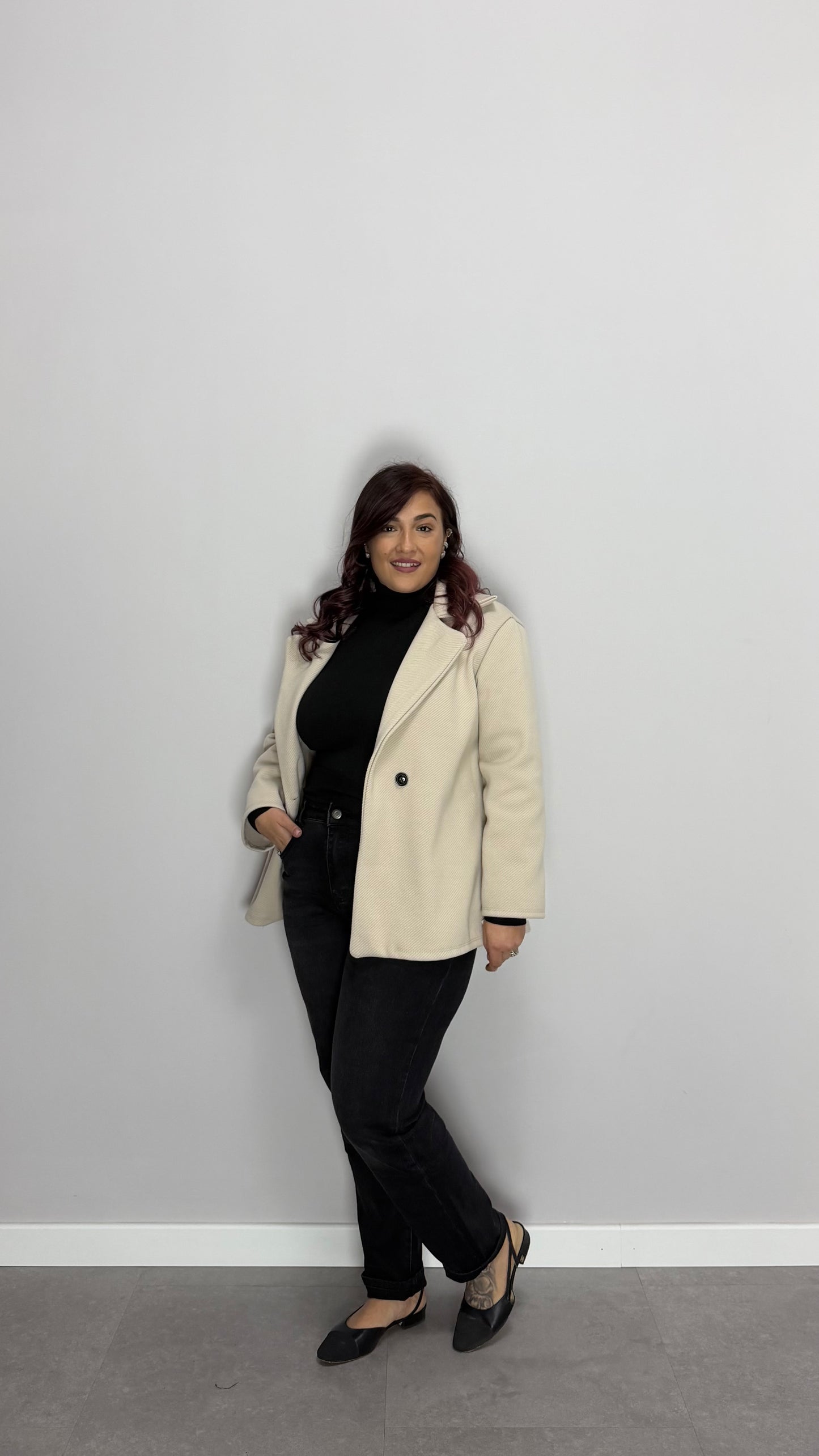 Cappottino a Giacca Nobile Linea Beige GN44