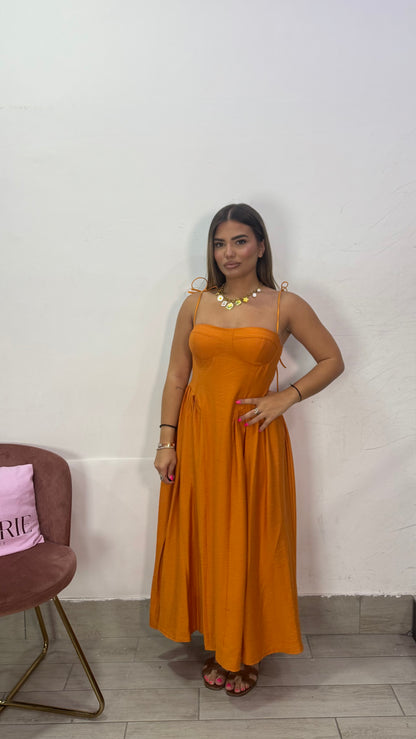Dress Flora Arancio 6005